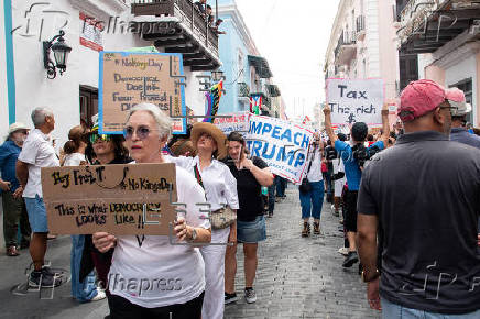 Puerto Rico se une a las protestas de EEUU recordando que es tierra de migrantes