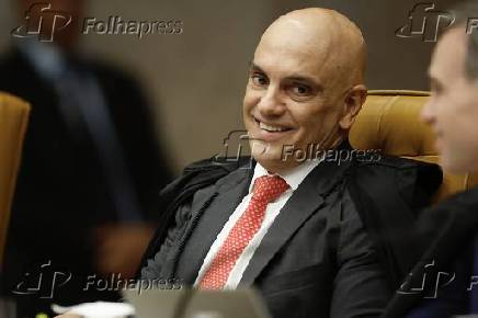 Alexandre de Moraes em sessão do STF