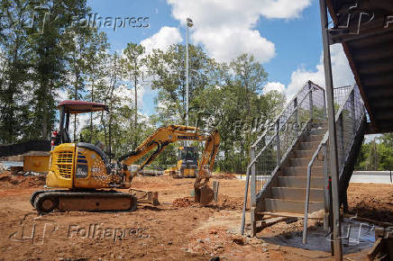 Construction site facing shortages of migrant workers due to the pace of ICE raids