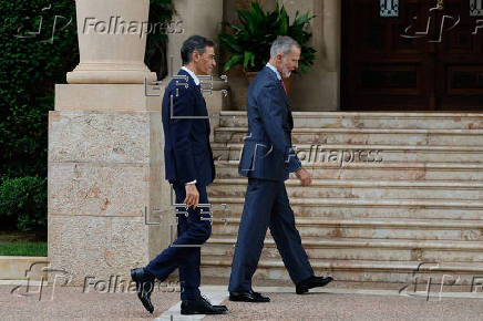 El presidente del Gobierno, Pedro Sánchez, se reúne con el rey Felipe VI