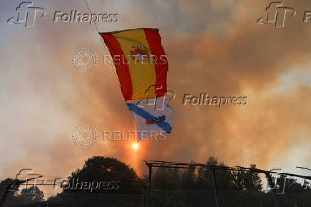 Wildfire in Vilar de Condes