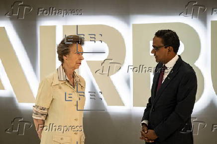 Britain's Princess Anne visits Singapore