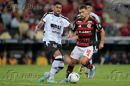 Partida entre Flamengo e Central Córdoba válida pelo Copa Libertadores 2025.