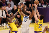 NBA: Playoffs-Minnesota Timberwolves at Los Angeles Lakers