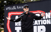 March and rally by conservative activists from West Hollywood to Beverly Hills