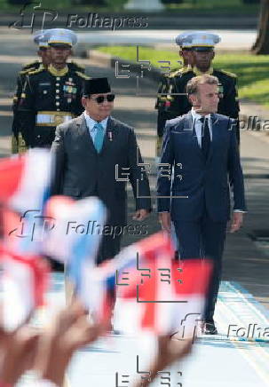 France's President Emmanuel Macron visits Indonesia