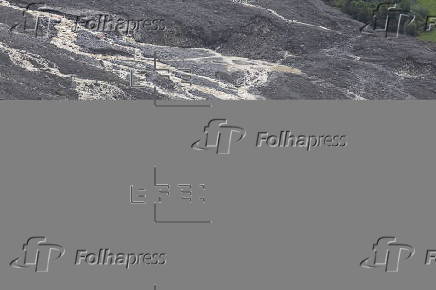 Aftermath of Birch Glacier collapse in Switzerland
