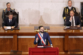Chile's President Boric delivers his annual speech to the nation at the National Congress building in Valparaiso