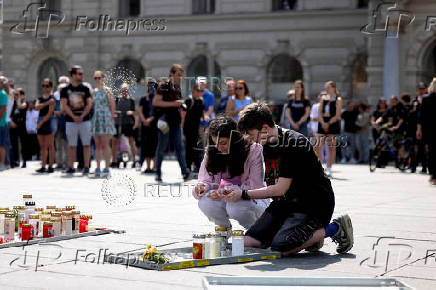 FILE PHOTO: Aftermath of a deadly school shooting in Graz