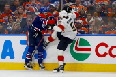 NHL: Stanley Cup Final-Florida Panthers at Edmonton Oilers