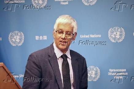 Coletiva de imprensa para a solução pacífica da questão da Palestina e sobre a implementação de uma solução de dois Estados.