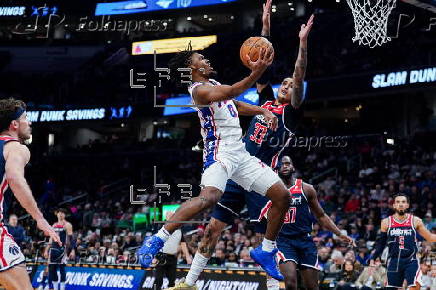 Folhapress - Fotos - NBA - Washington Wizards vs Philadelphia 76ers