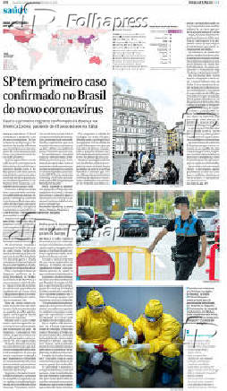 SP tem primeiro caso confirmado no Brasil do novo coronavírus
