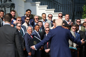 U.S. President Trump hosts Philadelphia Eagles at the White House