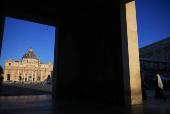 St. Peter's Basilica ahead of the conclave