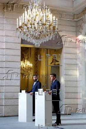 French President Macron receives Syria interim leader Ahmed al-Sharaa