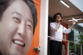 Presidential candidates attend their election campaign rallies