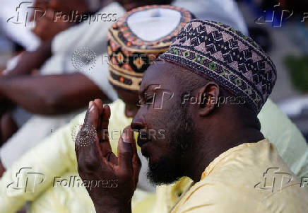 Muslims celebrate the Eid al-Adha festival, in Abidjan