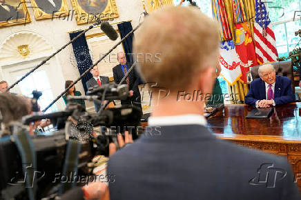 U.S. President Trump at the White House in Washington