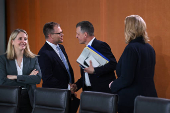 Weekly cabinet meeting at the Chancellery in Berlin