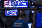 New York Stock Exchange as Fed leaves rates unchanged