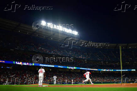 MLB: Texas Rangers at Los Angeles Angels
