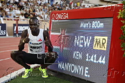 Diamond League athletics meeting in Monaco