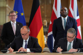 German Chancellor Merz visits London