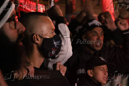 manifestação dos torcedores do corinthians