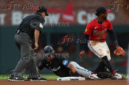 MLB: Miami Marlins at Atlanta Braves