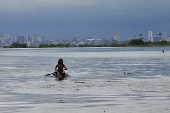 Cacau Pirêra inundado pelo  Rio Negro