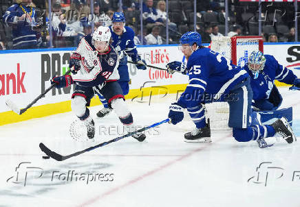 NHL: Columbus Blue Jackets at Toronto Maple Leafs