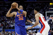 NBA: Playoffs-New York Knicks at Detroit Pistons