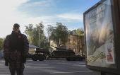 General rehearsal for Russia's annual Victory Day parade in Moscow