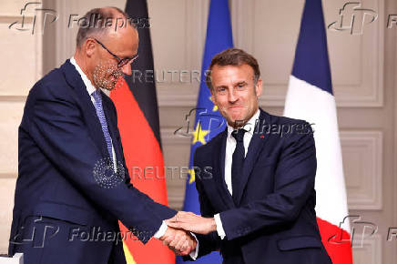 French President Macron meets newly elected German Chancellor Merz in Paris