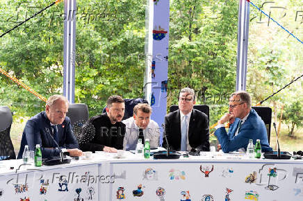 European leaders speak with U.S. President Trump via phone in Tirana