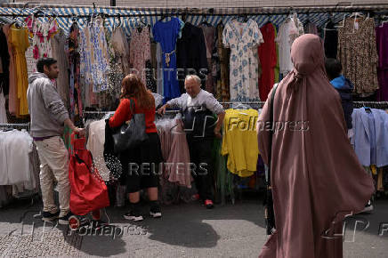 Petticoat Lane Market in London