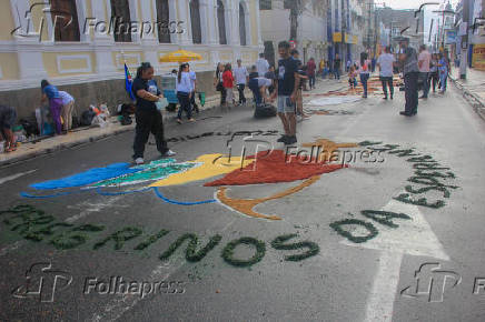 Procissão de corpus Christi em Maceió