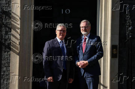 British Prime Minister Starmer meets Czech Prime Minister Fiala, in London