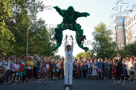 Street theatre festival in Saint Petersburg