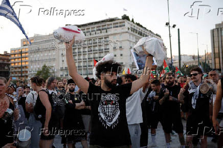 Pro-Palestinian protest in Athens