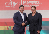 Heads of state attend the Community of Latin American and Caribbean States (CELAC) summit, in Tegucigalpa