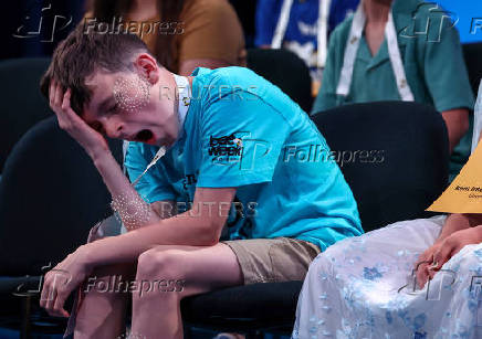 Student Spellers compete in the opening rounds of the annual Scripps National Spelling Bee in Maryland