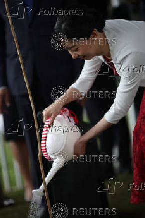 Japan's Princess Kako visits Brazil