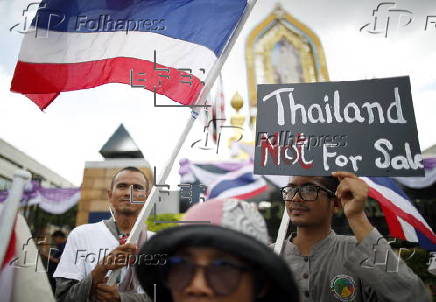 Nationalist group protests Cambodia over territorial dispute