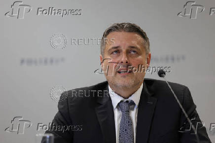Graz police and prosecutors hold a press conference following school shooting, in Graz