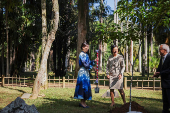 Japan's Princess Kako visits Botanical Garden (Jardim Botanico), in Rio de Janeiro