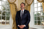 Oklahoma governor Kevin Stitt in Oklahoma City