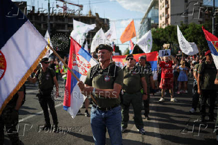 Anti-government protest in Belgrade