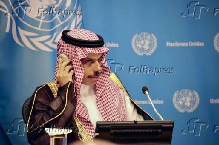 Coletiva de imprensa para a solução pacífica da questão da Palestina e sobre a implementação de uma solução de dois Estados.